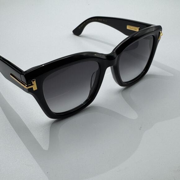 Tom Ford Sunglasses Icon TF1329-F 01B Black Butterfly Gray Gradient Asian Fit main image 12